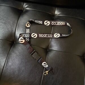 JDM SPARCO Black Lanyard